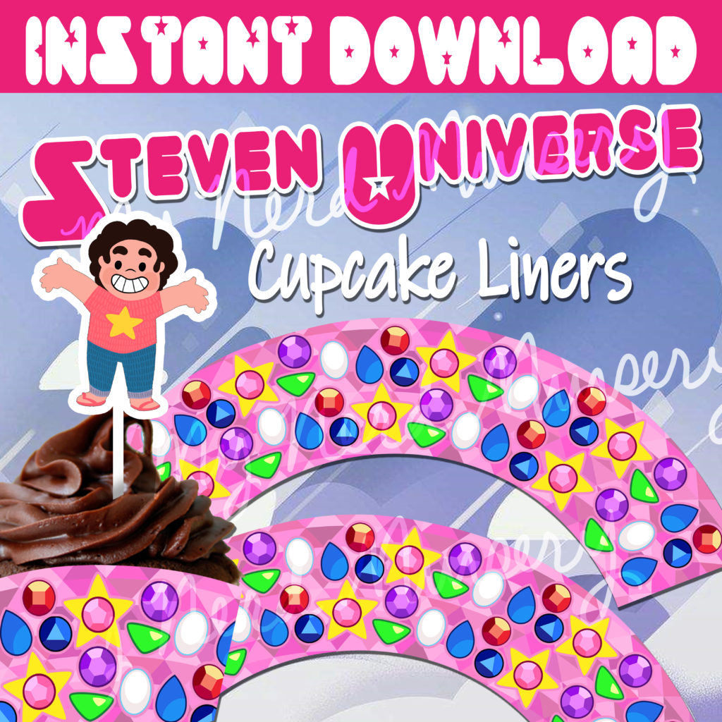 Steven Universe Party Cupcake Liners • My Nerd Nursery